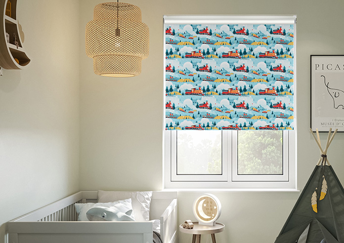 All Aboard, Multi - Twist&Fit Roller Blind - Image 3